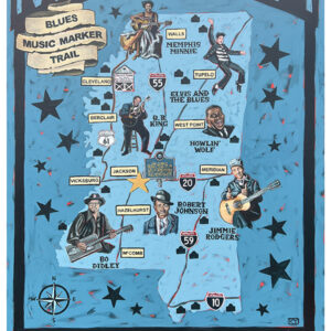 Mississippi Blues Trail Illustrated Map